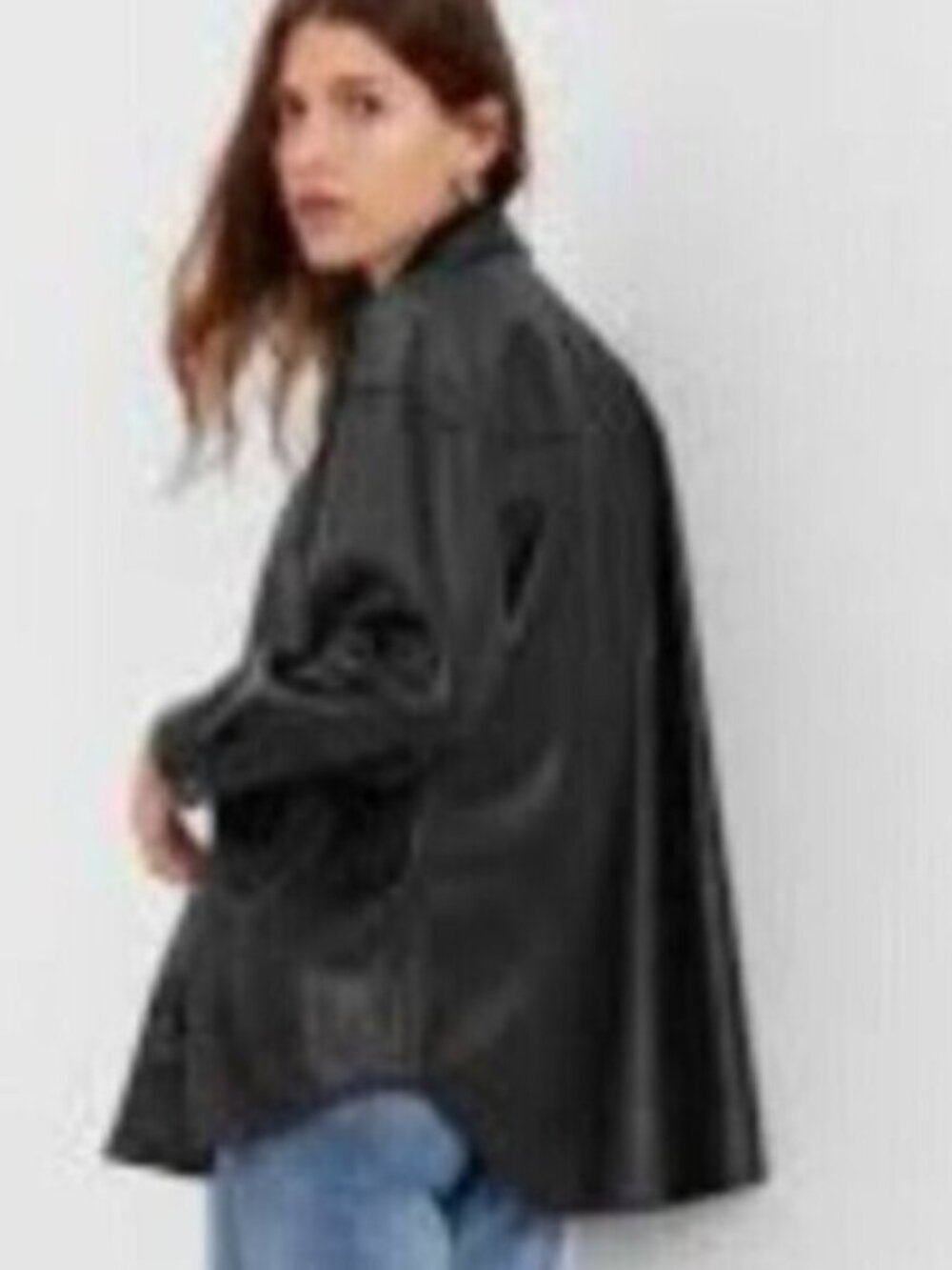 GAP Faux Leather Shacket